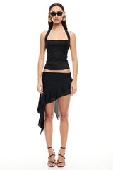 LIONESS Palisades Mini Skirt Onyx